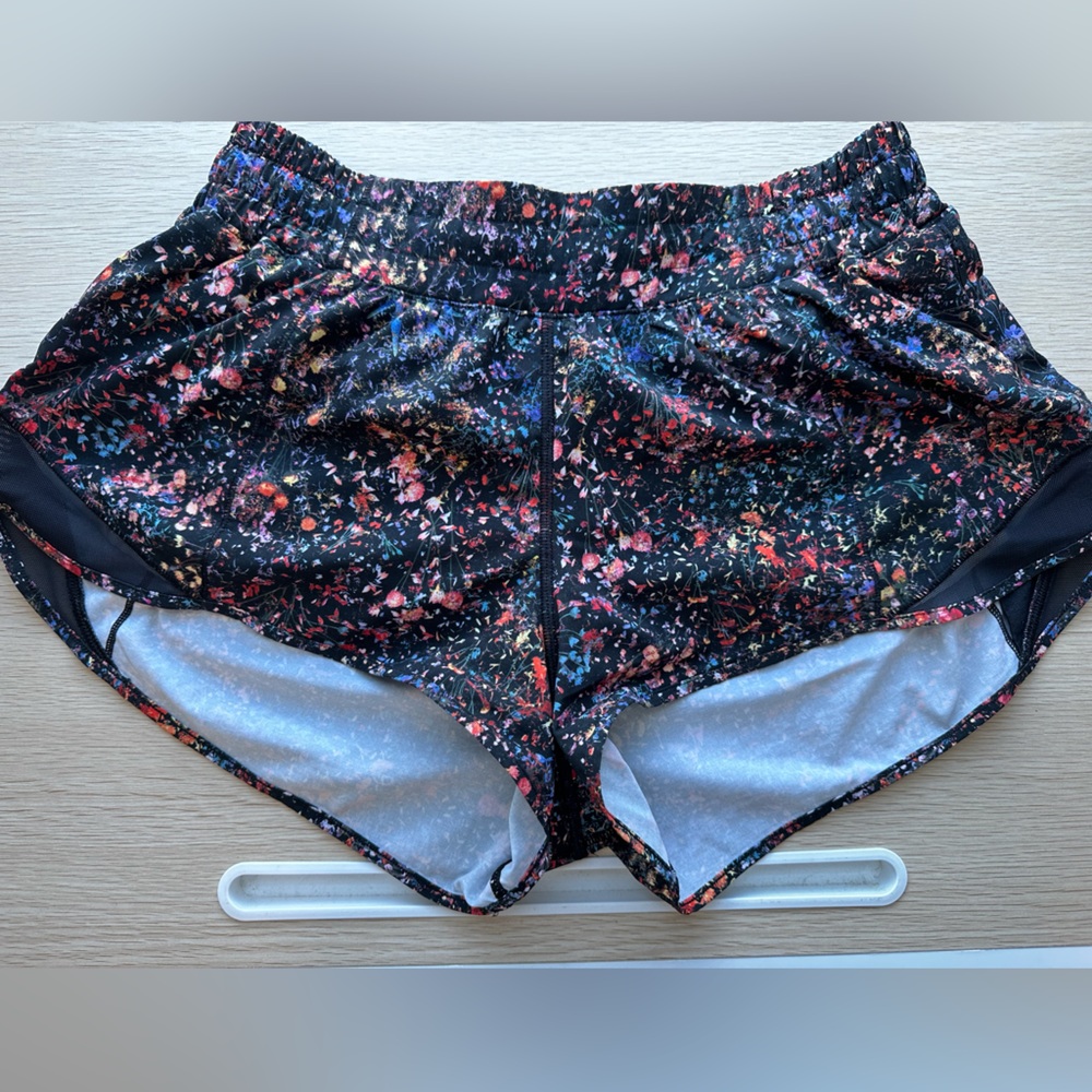 Lululemon Hotty-Hot Floral Shorts